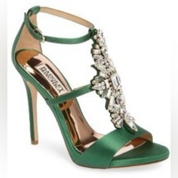 Badgley Mischka Basile Crystal Embellished Sandals - Picture 3 of 7